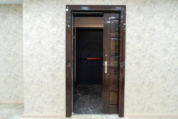 اجرای درب ریلی مخفی پروژه انجمن صنفی کارفرمایان پتروشیمی تهران واقع در ملاصدرا