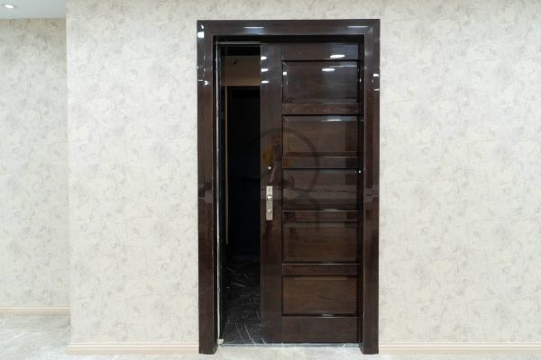 اجرای درب ریلی مخفی پروژه انجمن صنفی کارفرمایان پتروشیمی تهران واقع در ملاصدرا