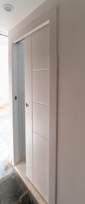 اجرای در مخفی کشویی پروژه مهندس زره ساز واقع در کامرانیه شمالی