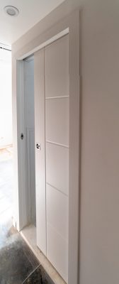 اجرای در مخفی کشویی پروژه مهندس زره ساز واقع در کامرانیه شمالی