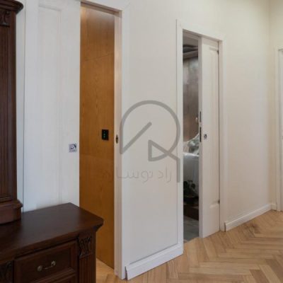 اجرای درب کشویی توکار پروژه مهندس اسلامی واقع در جمشیدیه