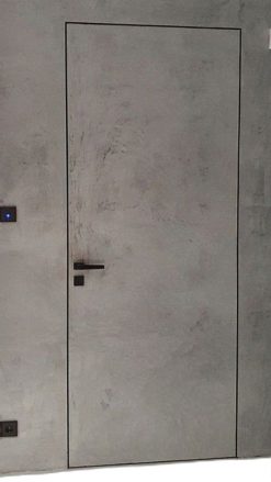 درب فریم لس با پوشش میکروسمنت