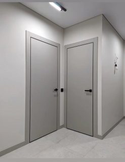 درب سمی فریم لس با پوشش میکرو سمنت