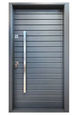 درب ضد سرقت رویه فلزی طوسی