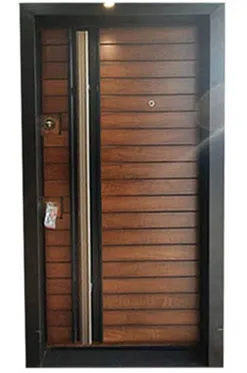 درب چوبی ضد سرقت مدل رپینگی دوبل